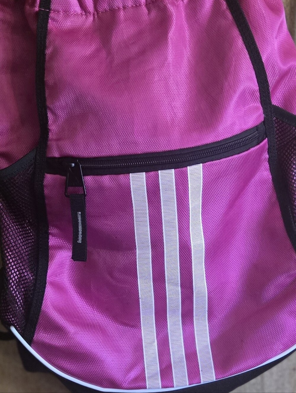 Adidas Pink Drawstring Backpack - Picture 6 of 6